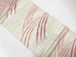 波模様織り出し　名古屋帯